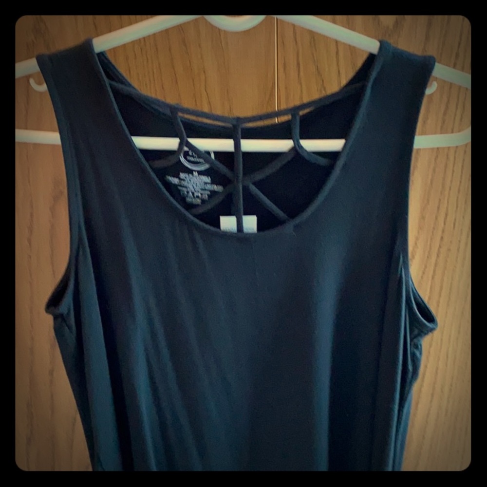 Maurices BlackDesigned Sleeveless Top-New With Tag